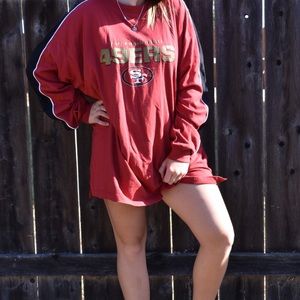 Vintage 49ers XL t-shirt dress